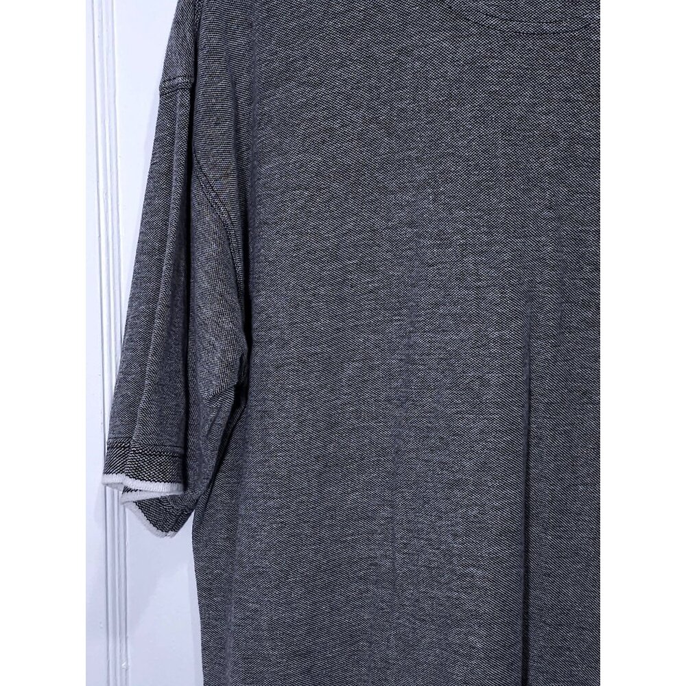Duck Head Men's Golf Polo Shirt Large Black Tweed Color - Picture 7 of 8